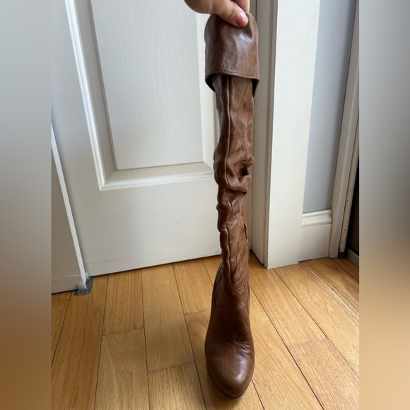 Real leather Jessica Simpson high heel boots - Picture 3 of 9